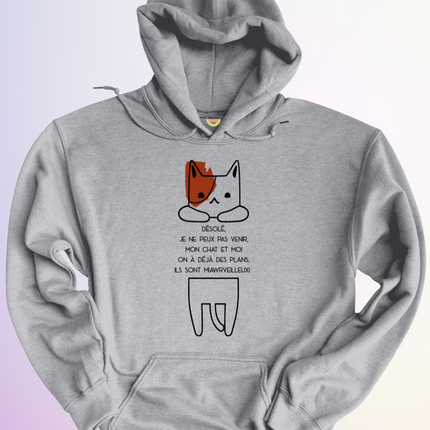 HOODIE / MON CHAT ET MOI