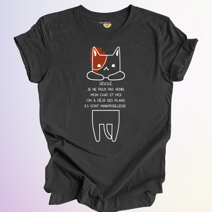 T-SHIRT / MON CHAT ET MOI