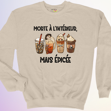 CREWNECK / MORTE A LINTERIEUR