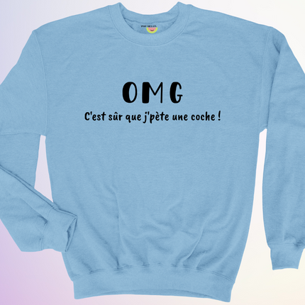 CREWNECK / OMG JPETE UNE COCHE