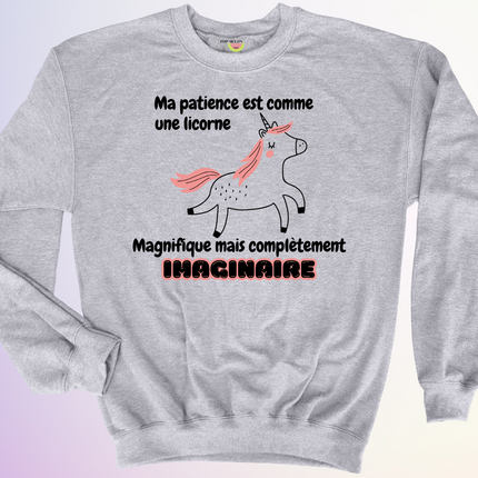 CREWNECK / PATIENCE IMAGINAIRE