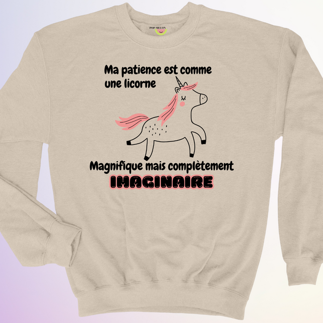 CREWNECK / PATIENCE IMAGINAIRE