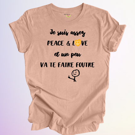 T-SHIRT / PEACE&LOVE