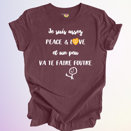 T-SHIRT / PEACE&LOVE