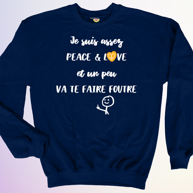 CREWNECK / PEACE&LOVE