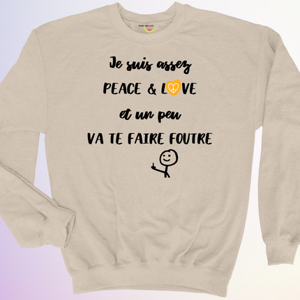 CREWNECK / PEACE&LOVE