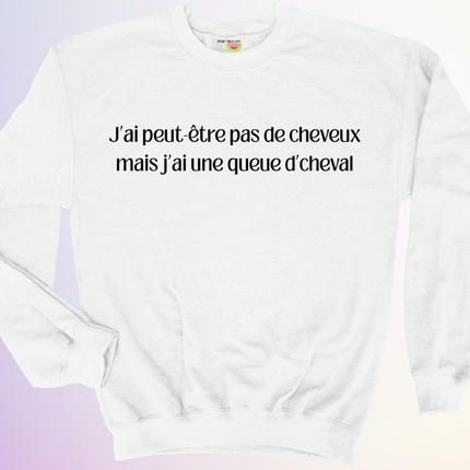 CREWNECK / QUEUE DE CHEVAL