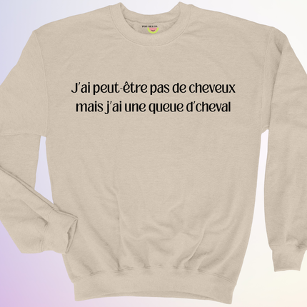 CREWNECK / QUEUE DE CHEVAL