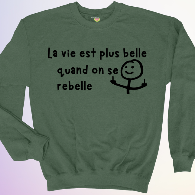 CREWNECK / REBELLE