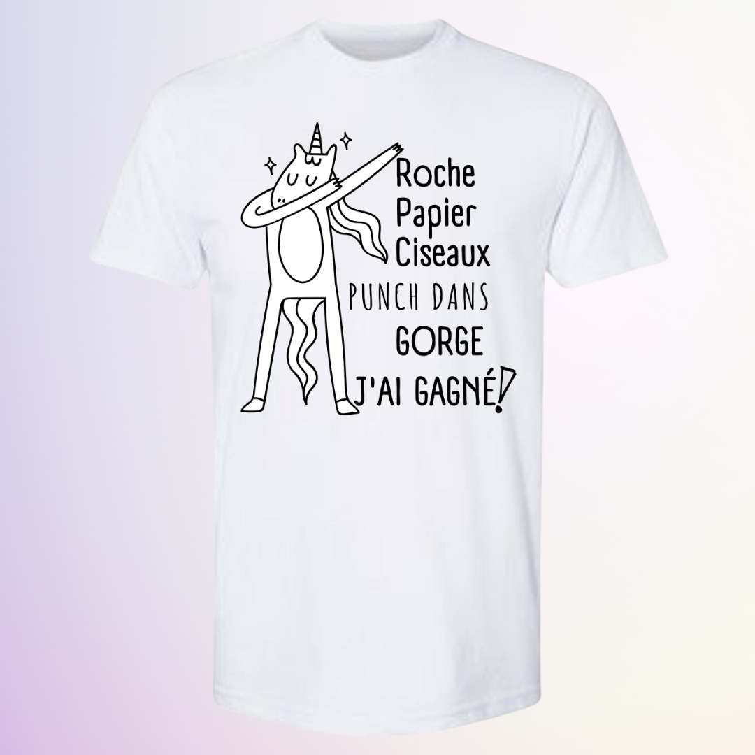 T-SHIRT / ROCHE PAPIER CISEAUX PUNCH