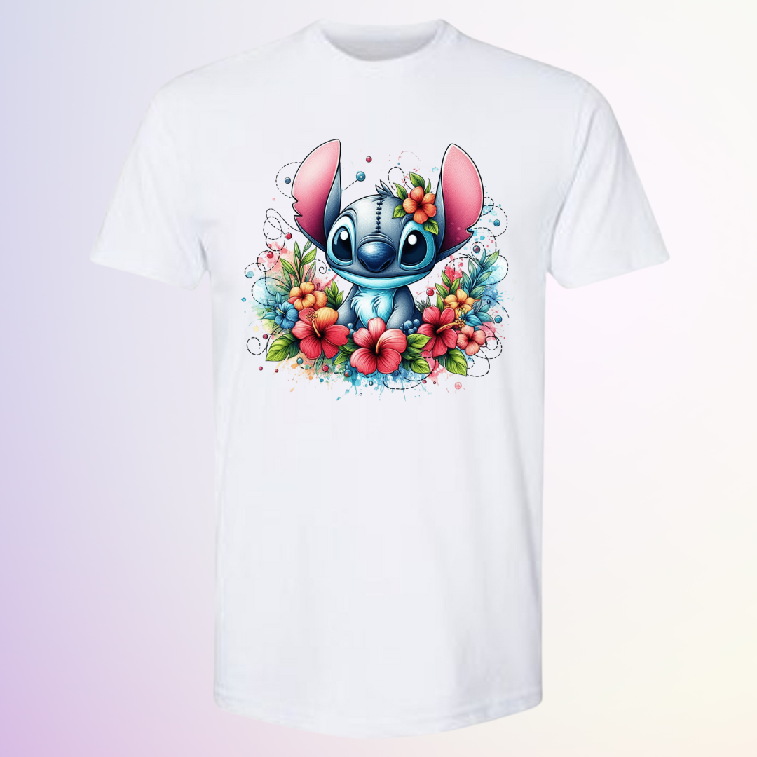 T-SHIRT / STITCH FLORAL