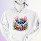 HOODIE / STITCH FLORAL