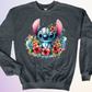 CREWNECK / STITCH FLORAL