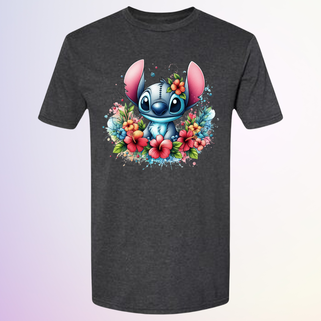 T-SHIRT / STITCH FLORAL