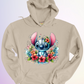 HOODIE / STITCH FLORAL