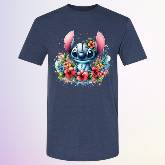 T-SHIRT / STITCH FLORAL