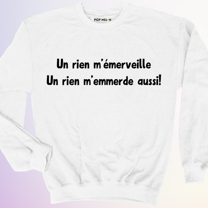 CREWNECK / UN RIEN MEMERVEILLE