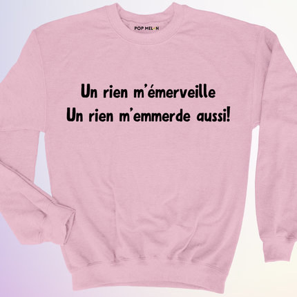 CREWNECK / UN RIEN MEMERVEILLE