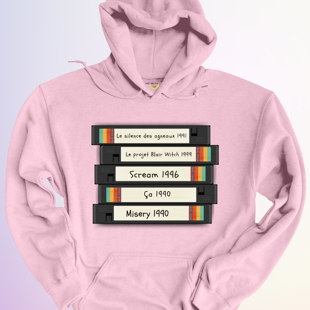 HOODIE / VHS ANNEES 90