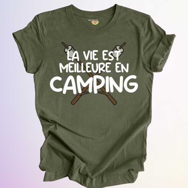T-SHIRT / VIE MEILLEURE EN CAMPING