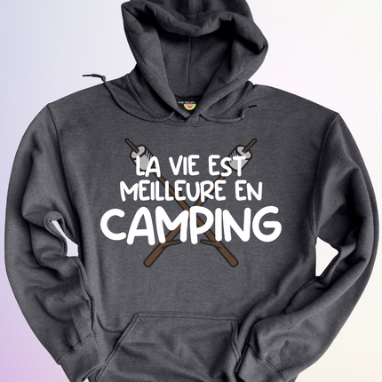 HOODIE / VIE MEILLEURE EN CAMPING