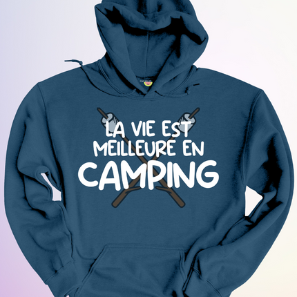HOODIE / VIE MEILLEURE EN CAMPING