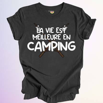 T-SHIRT / VIE MEILLEURE EN CAMPING