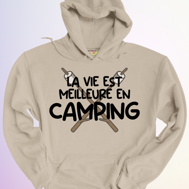 HOODIE / VIE MEILLEURE EN CAMPING