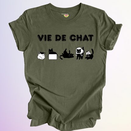 T-SHIRT / VIE DE CHAT