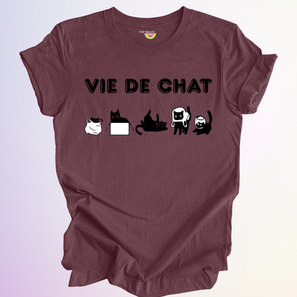 T-SHIRT / VIE DE CHAT