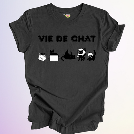 T-SHIRT / VIE DE CHAT