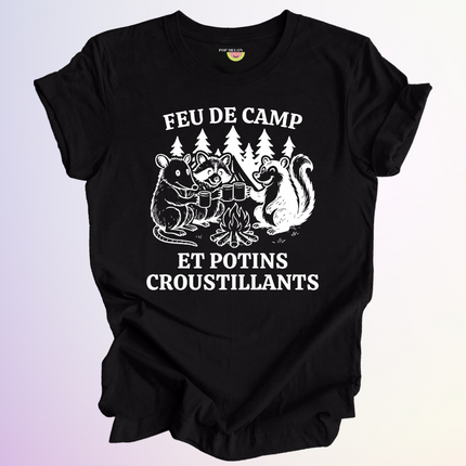 T-SHIRT / POTINS CROUSTILLANTS