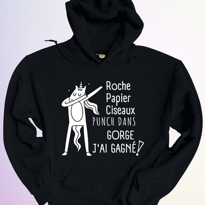 HOODIE / ROCHE PAPIER CISEAUX PUNCH