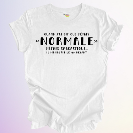T-SHIRT / A NORMALE