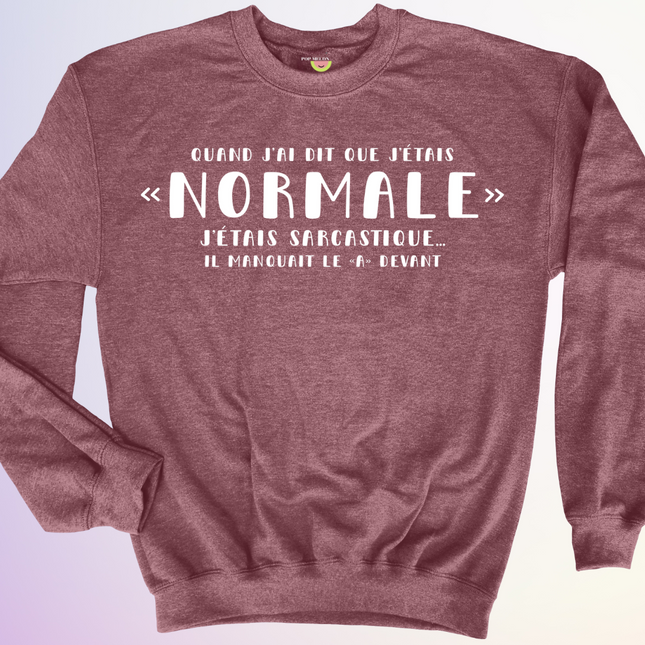 CREWNECK / A NORMALE