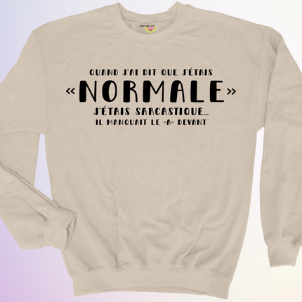 CREWNECK / A NORMALE