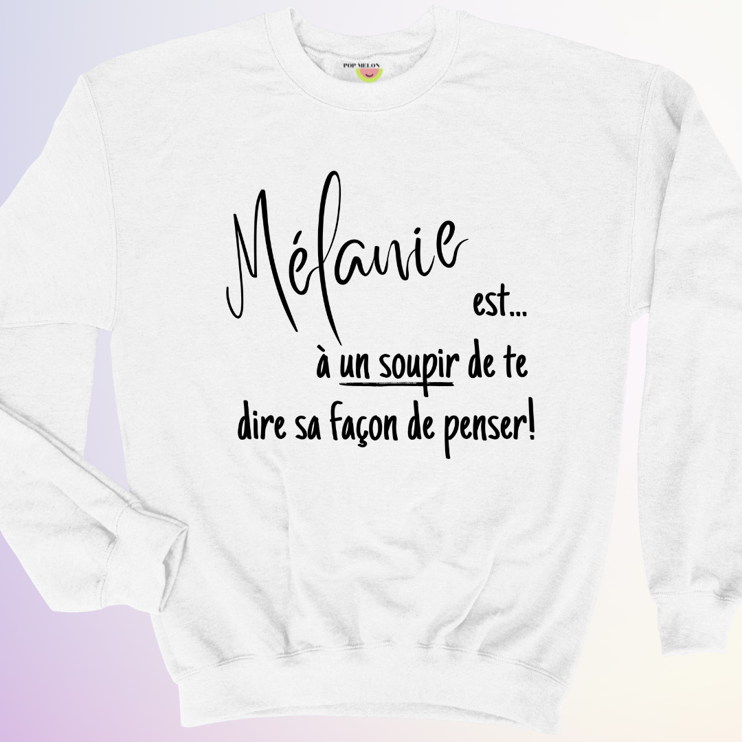 CREWNECK / À UN SOUPIR