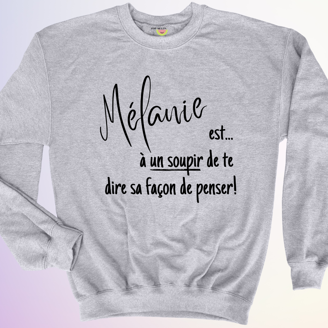 CREWNECK / À UN SOUPIR