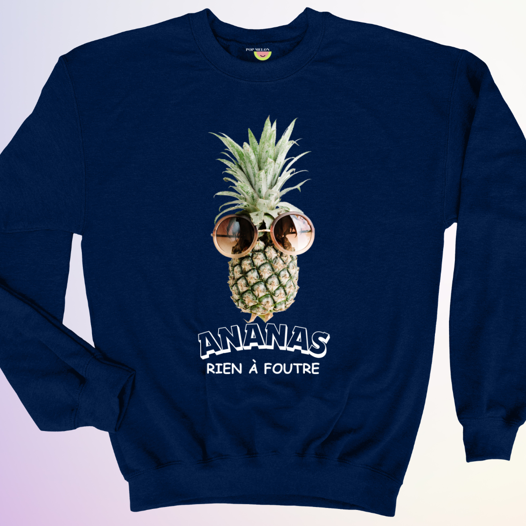 CREWNECK / ANANAS RIEN À FOUTRE