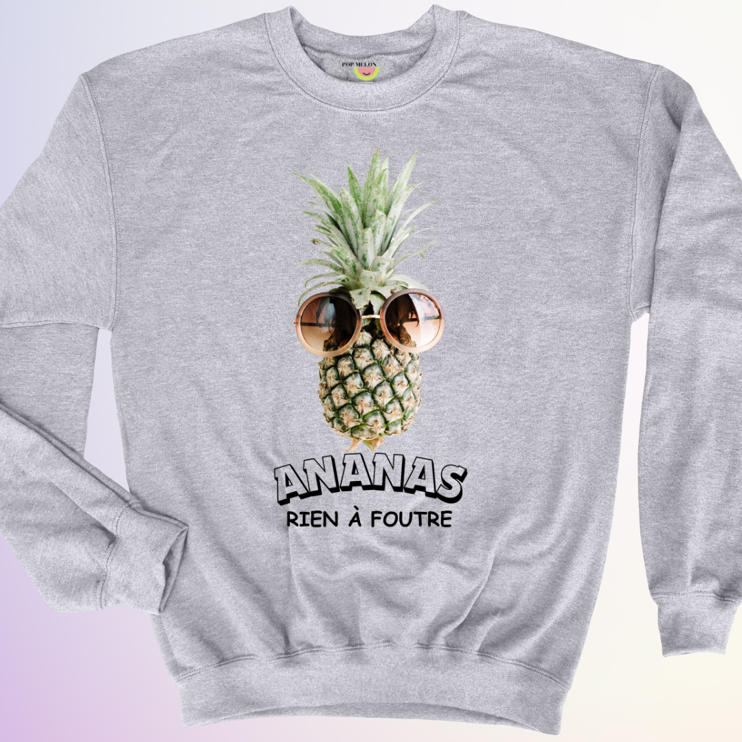 CREWNECK / ANANAS RIEN À FOUTRE