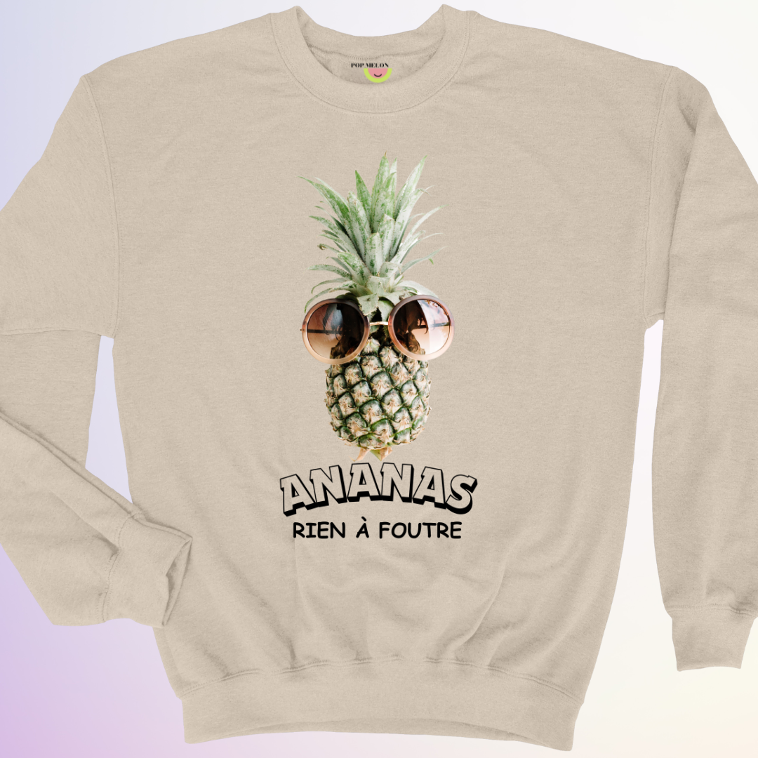 CREWNECK / ANANAS RIEN À FOUTRE