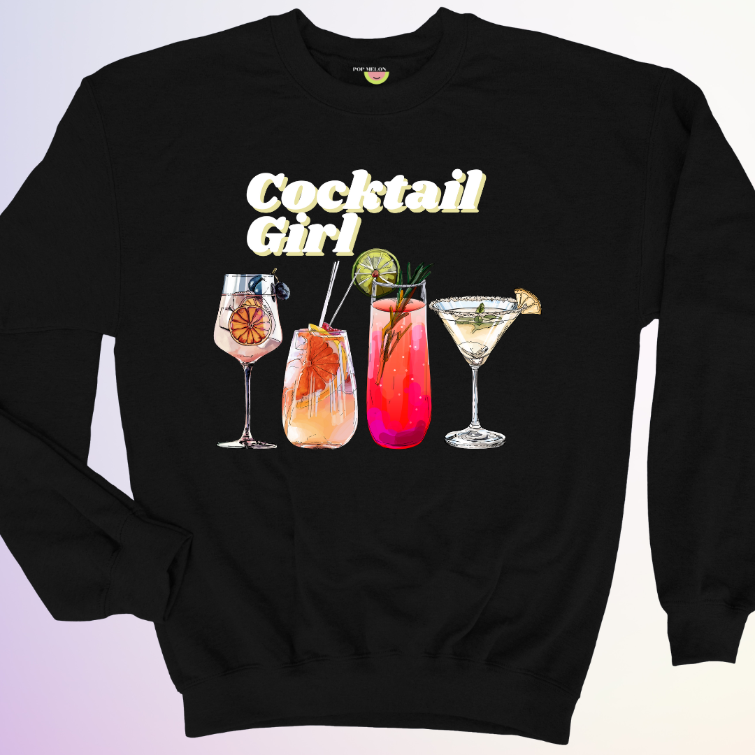 CREWNECK / COCKTAIL GIRL