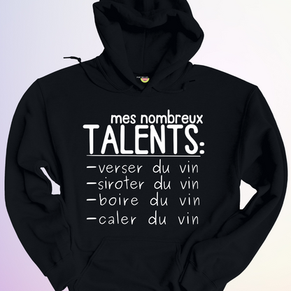 HOODIE / MES NOMBREUX TALENTS