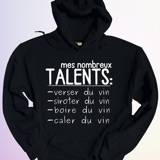 HOODIE / MES NOMBREUX TALENTS