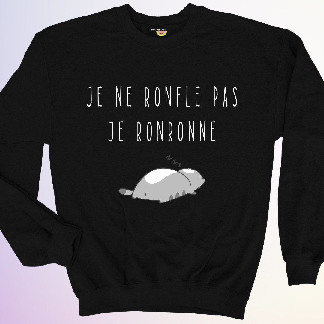 CREWNECK / JE RONRONNE