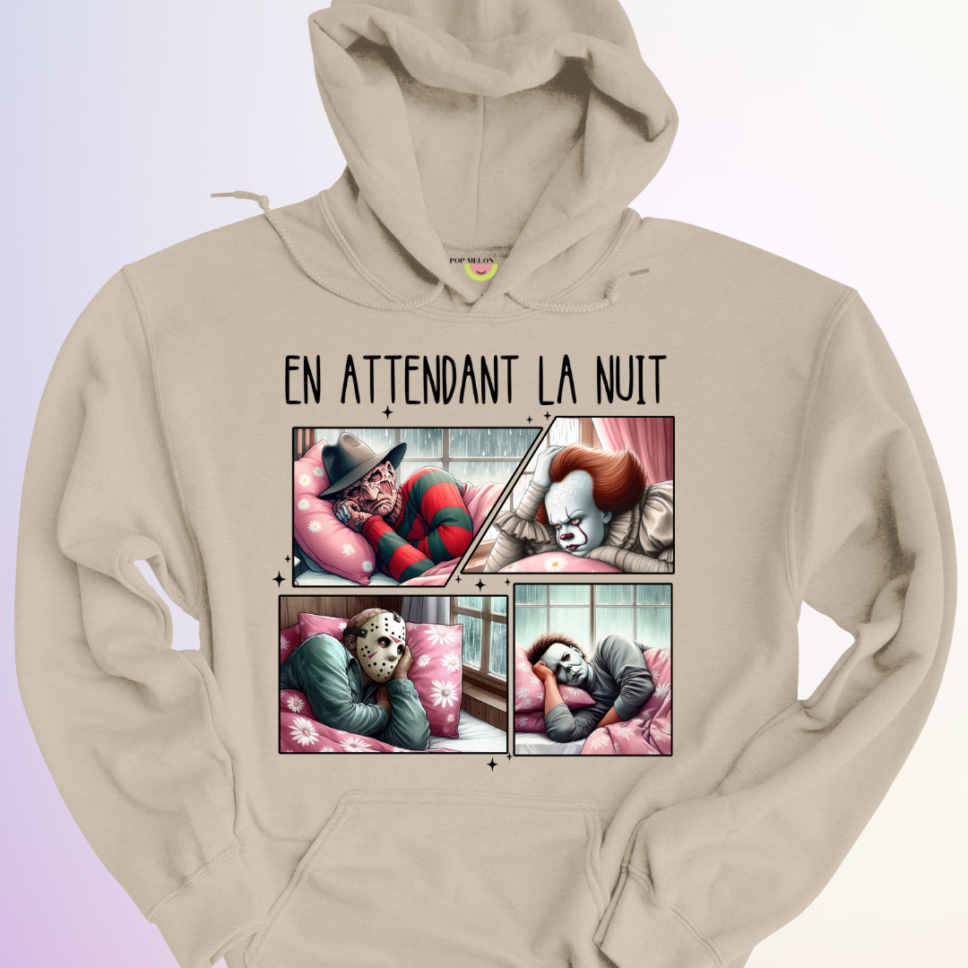 HOODIE / EN ATTENDANT LA NUIT