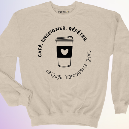 CREWNECK / CAFE ENSEIGNER REPETER