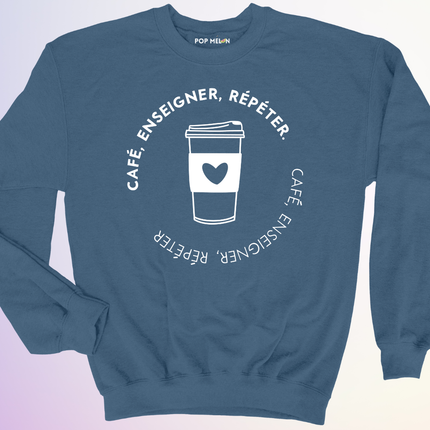 CREWNECK / CAFE ENSEIGNER REPETER