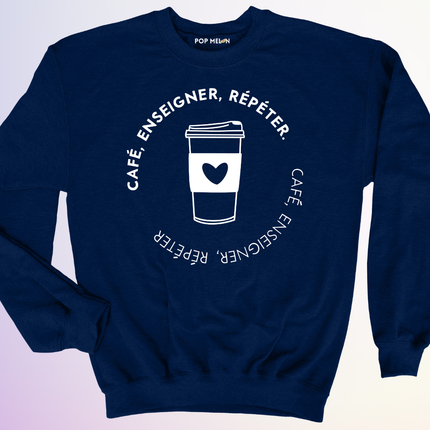 CREWNECK / CAFE ENSEIGNER REPETER