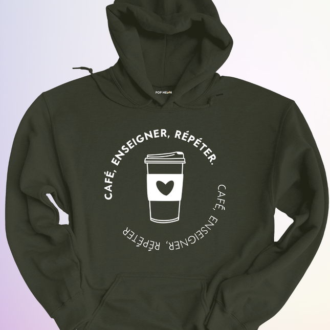 HOODIE / CAFE ENSEIGNER REPETER
